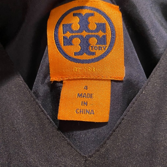 Tory Burch Navy Rhinestone patterned Dress - Picture 3 of 9